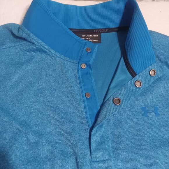 Under Armour Men's Golf Storm LS 1/4 Snap Sweater Size XXL 1329832 436 - Picture 4 of 10